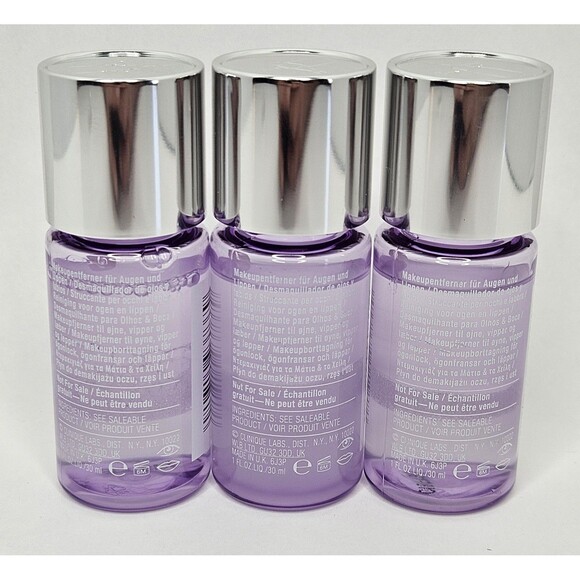 Clinique Take The Day Off Makeup Remover For Lids Lashes & Lips 1oz Travel Lot - Picture 2 of 2